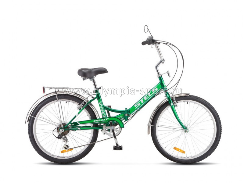 Велосипед Stels Pilot-750 (24" 6 ск рост 14") зеленый