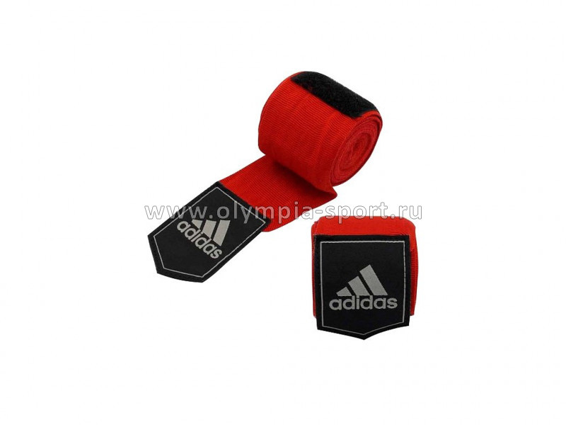 Бинты эластичные Adidas Boxing Crepe Bandage красные (длина 3.5 м)