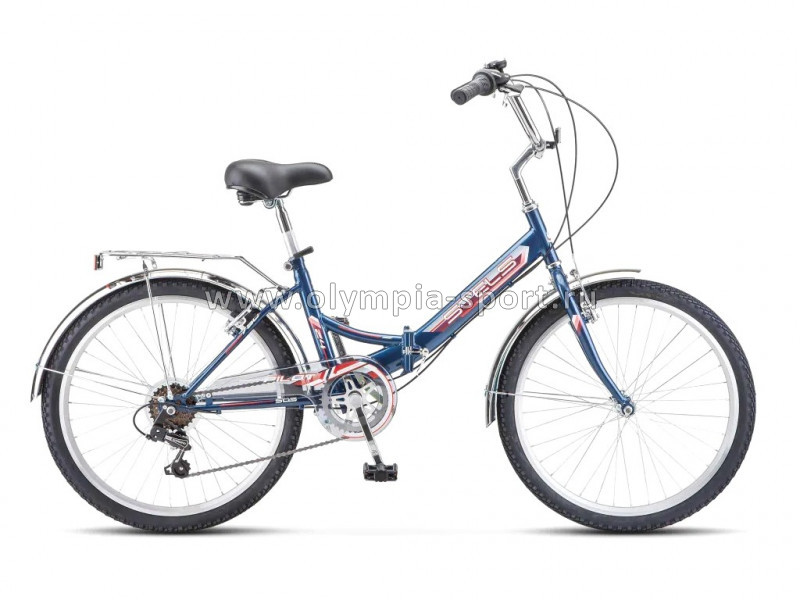 Велосипед Stels Pilot-750 (24" 6 ск рост 14") синий