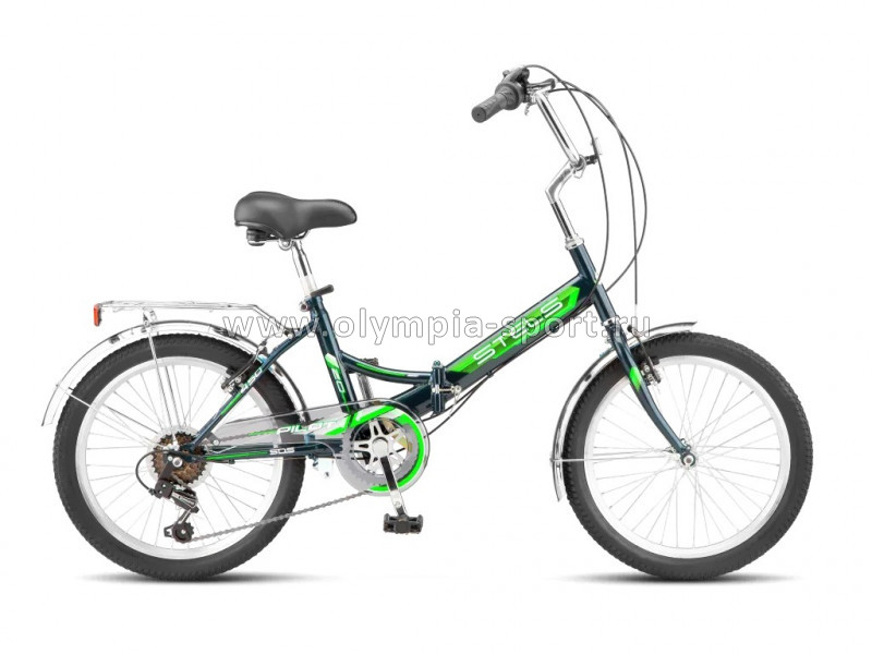 Велосипед Stels Pilot-450 V (20" 6ск рама 13,5") темно-зеленый