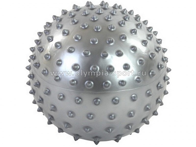 Мяч массажный Larsen SMB-06-01 серебряный 20см