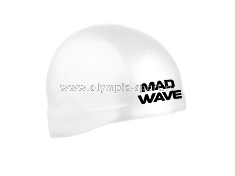 Шапочка для плавания Mad Wave R-CAP FINA Approved, силиконовая L