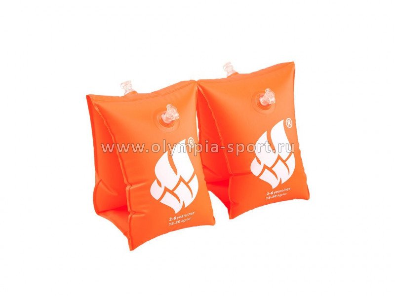 Нарукавники для плавания MAD WAVE Basic, надувные, 6-12, Orange