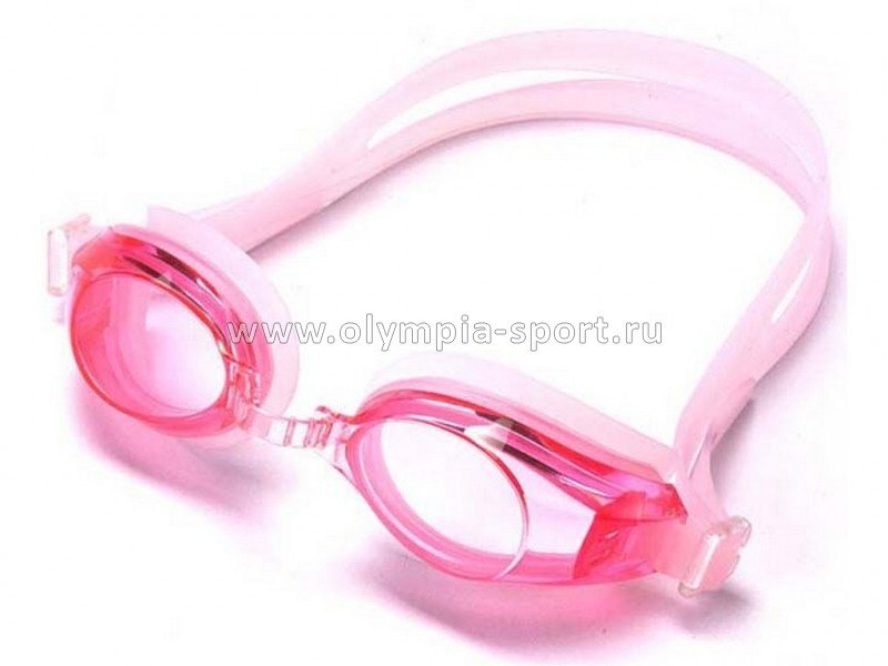 Очки для плавания Larsen DR-G105 детские (6-10 лет) розовые