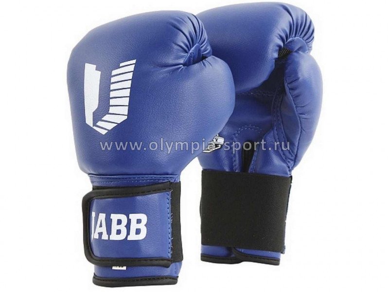 Перчатки бокс. (иск.кожа) Jabb JE-2021A/Basic Jr 21A синий