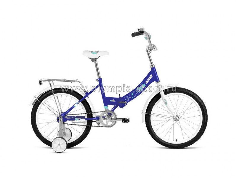Велосипед ALTAIR CITY KIDS 20 Compact (20" 1ск рост 13" скл.) синий