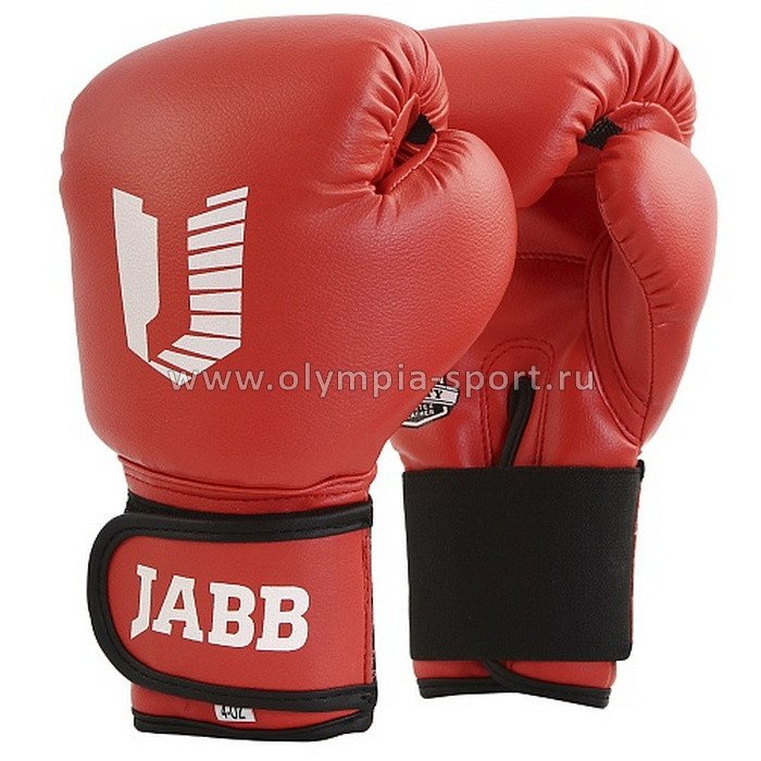 Перчатки бокс. (иск.кожа) Jabb JE-2021A/Basic Jr 21A красный