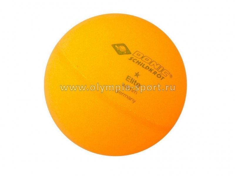 Мяч для наст. тенниса Donic Elite 1*, (Д 40 мм, 6 шт)