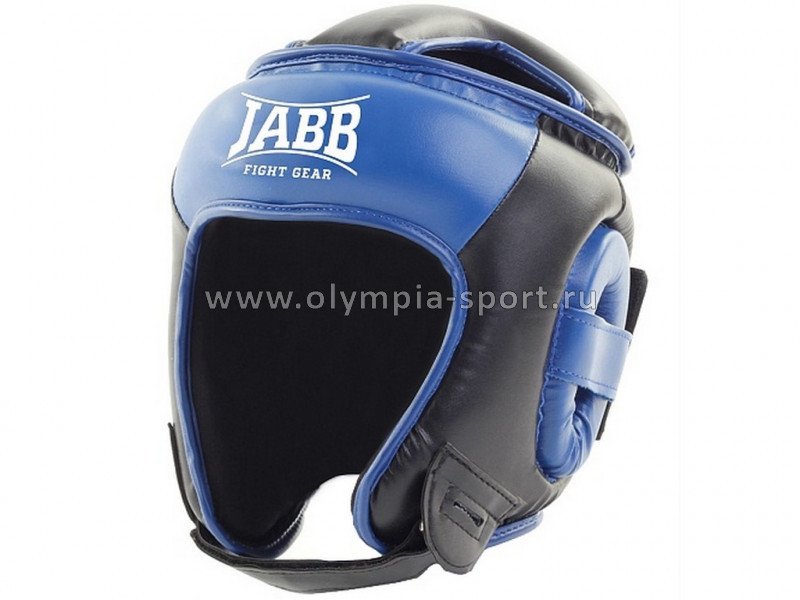 Шлем бокс. (иск.кожа) Jabb JE-2093(P) черный/синий