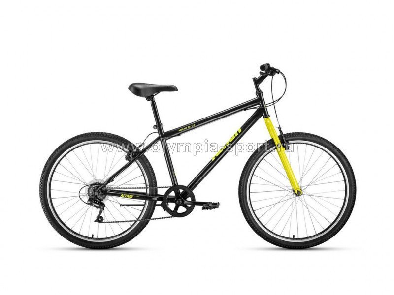 Велосипед ALTAIR MTB HT 26 1.0 (26" 7ск) черн./желт.