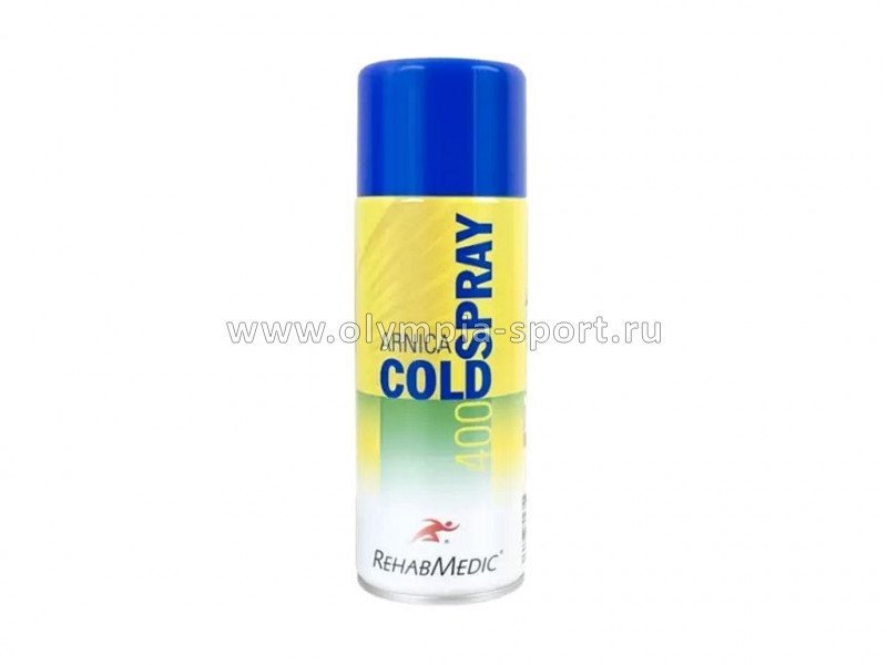 Спрей-заморозка REHABMEDIC Cold Spray с арникой, охладающий и обезболивающий, 400 мл
