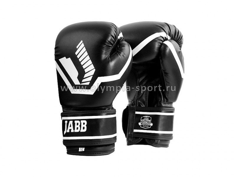 Перчатки бокс. (иск.кожа) Jabb JE-2015/Basic 25 черный
