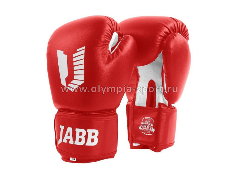 Перчатки бокс. (иск.кожа) Jabb JE-4068/Basic Star красный
