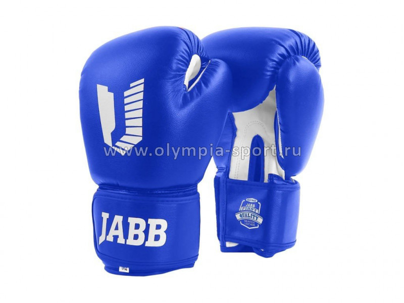 Перчатки бокс. (иск.кожа) Jabb JE-4068/Basic Star синий