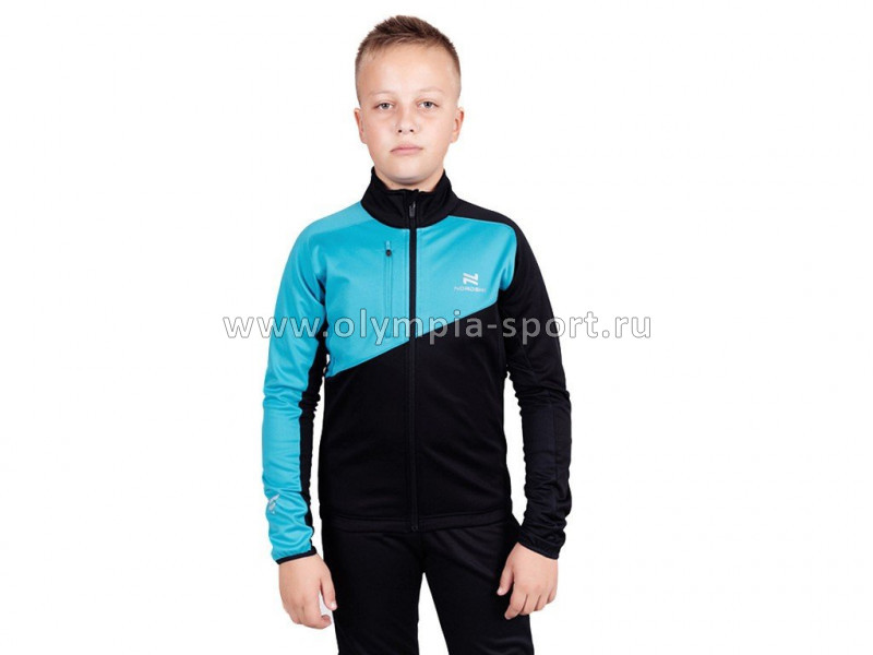 Куртка разминочная Nordski Jr.Premium Blue/Black J802170