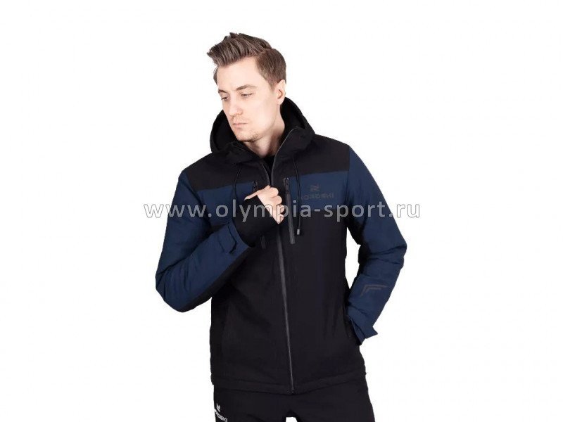 Куртка горнолыжная Nordski Lavin Black/Dress Blue 744024