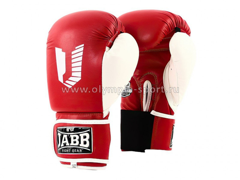 Перчатки бокс. (иск.кожа) Jabb JE-4056/Eu 56 красный/белый