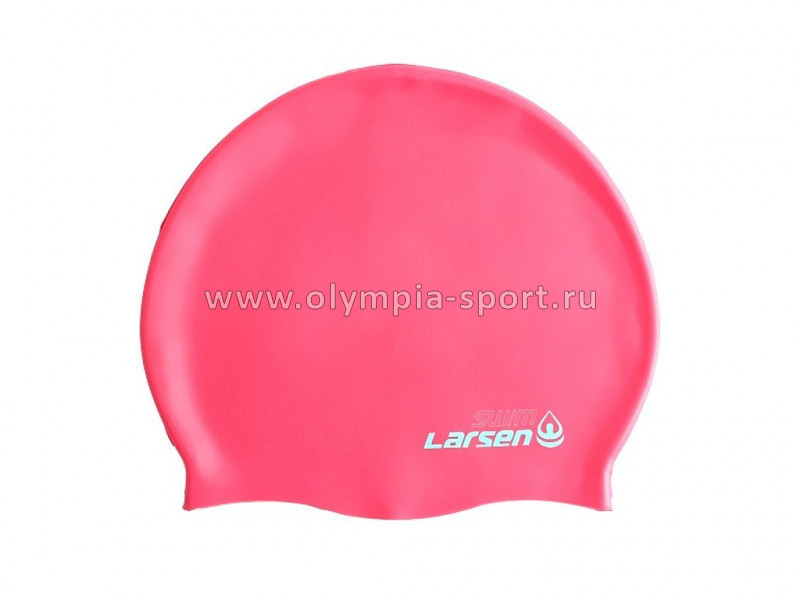 Шапочка для плавания Larsen MC48 силикон, розовый
