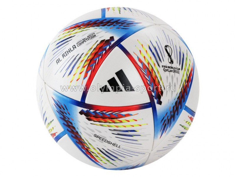 Мяч футб. ADIDAS WC22 COM, арт.H57792, р.5, сертификат FIFA Quality Pro, ПУ