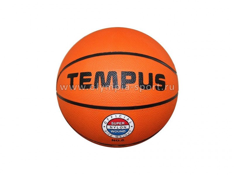 Мяч баскетбольный Tempus №6 арт.V301-6 (оранж)