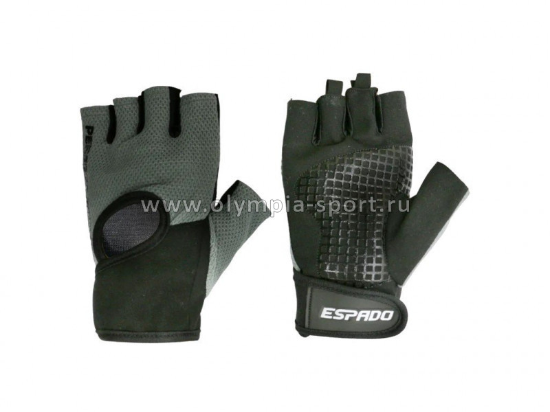Перчатки для фитнеса Espado ESD002 цв.серый