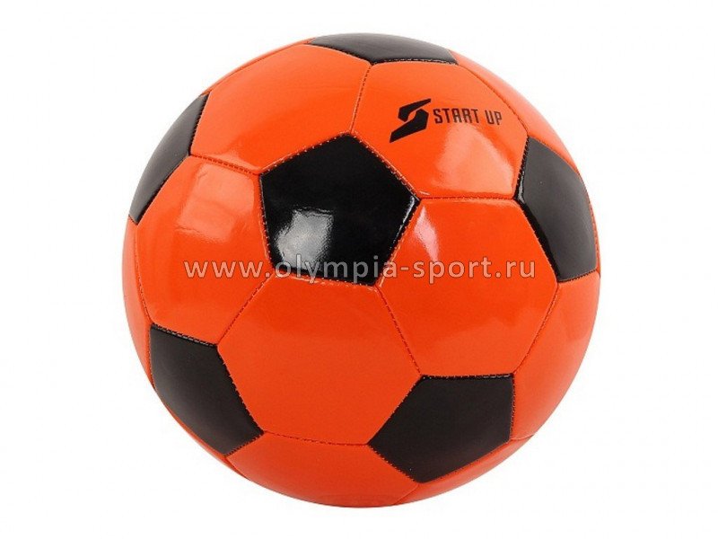 Мяч футбольный для отдыха Start Up E5122 оранж/чёрн р5