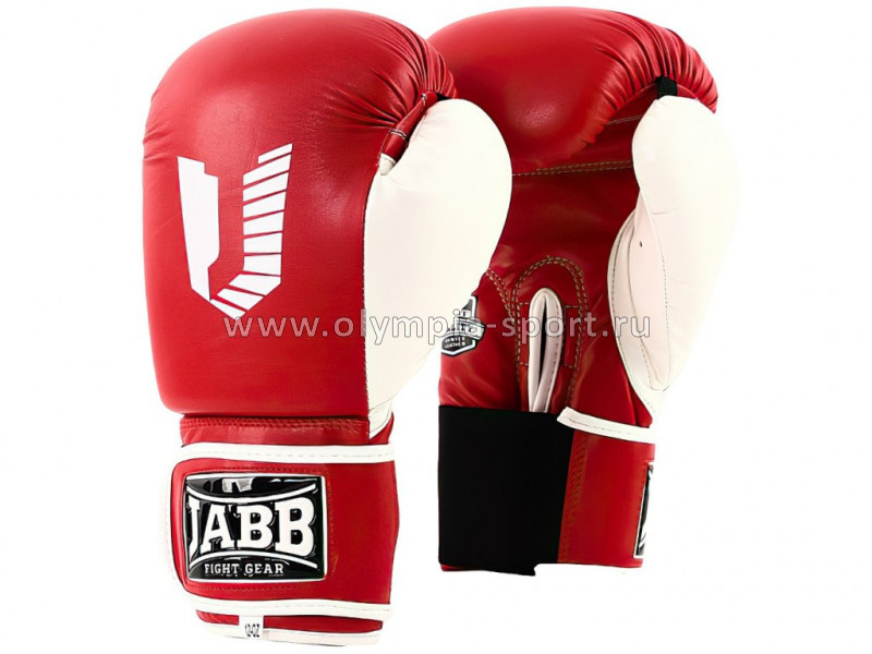 Перчатки бокс. (иск.кожа) Jabb JE-4056/Eu 56 красный/белый