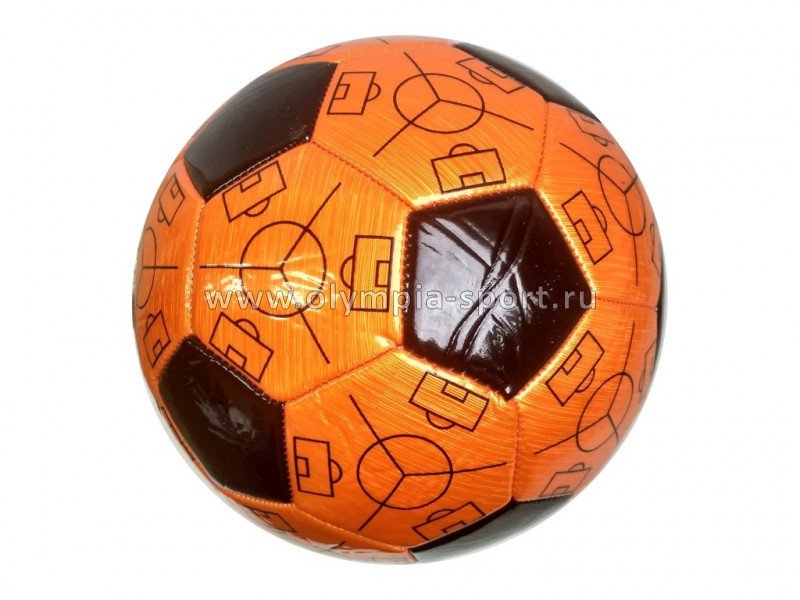 Мяч футбольный №5 Meik E33387-3 PVC 2.6, машин. сшивка
