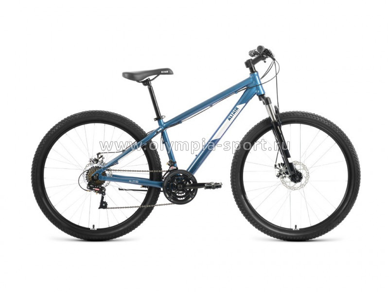 Велосипед Altair AL 27,5 D (27,5" 21ск рост 19") т.синий/серебристый