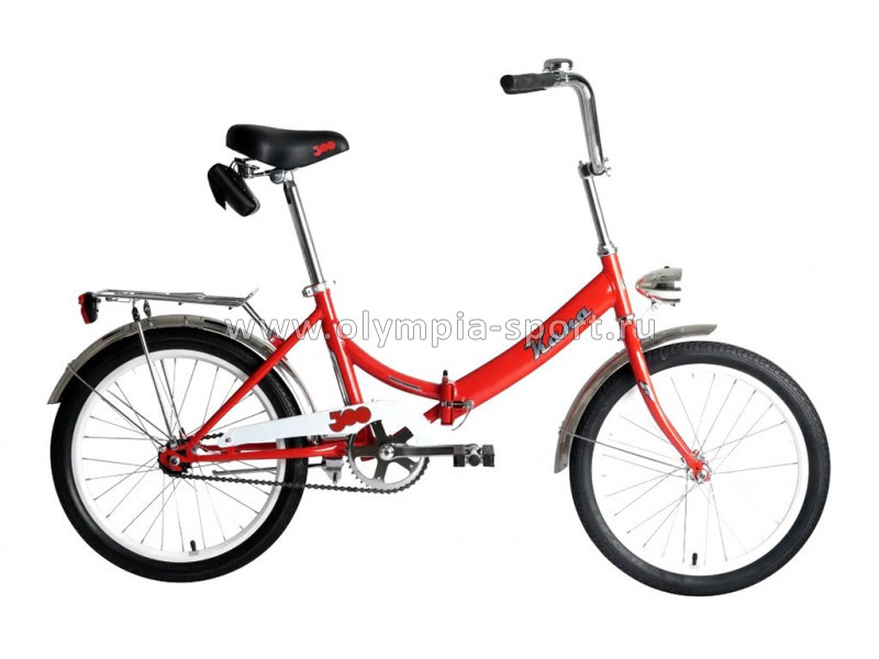 Велосипед Кама 20 (20" 1ск рост 14" скл.) красный/белый