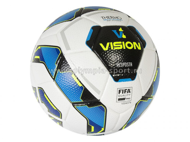 Мяч футбольный VISION Resposta р.5, FIFA Quality Pro, бел-мультиколор