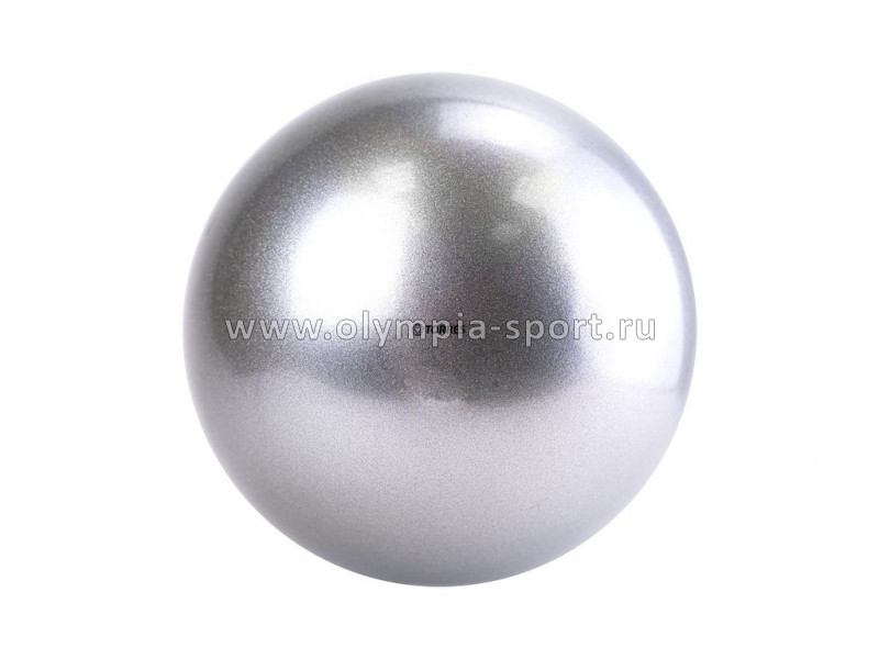 Мяч для художественной гимнастики Torres д.19см, ПВХ, серебристый