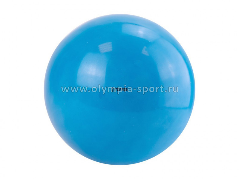 Мяч для художественной гимнастики Torres д.19см, ПВХ, небесный