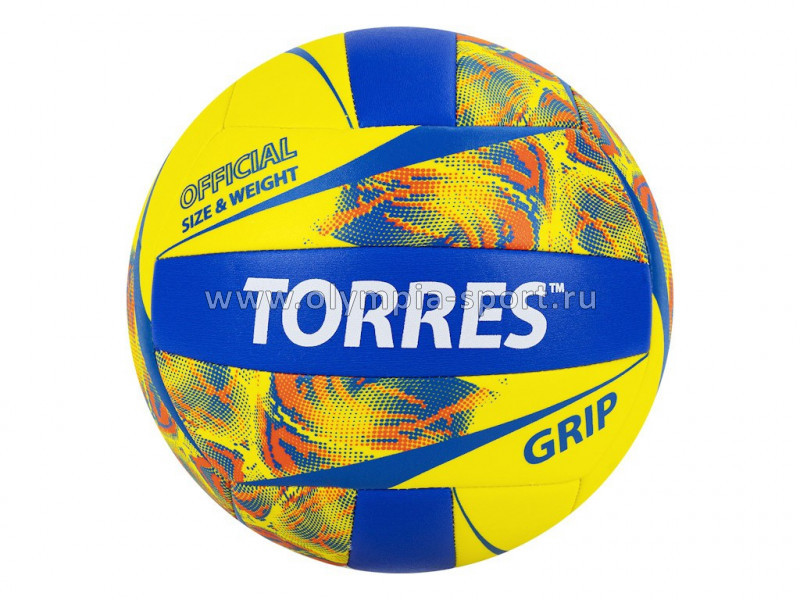 Мяч волейбольный TORRES Grip Y р.5 термополиуретан