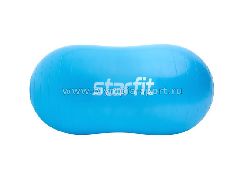 Мяч гимнастический Starfit GB-801 50х100см, овальный, синий пастель