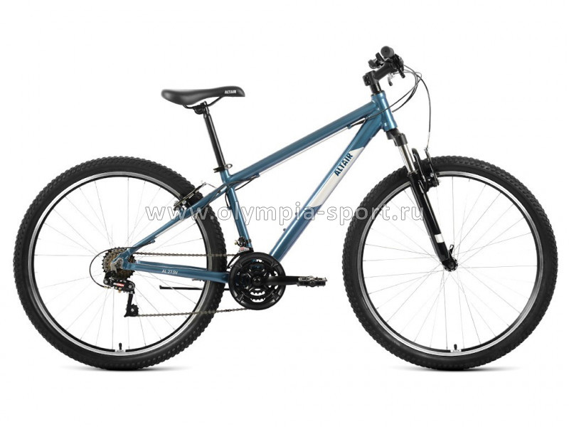 Велосипед Altair AL 27,5 V (27,5" 21ск рост 15") темно-синий/серебристый