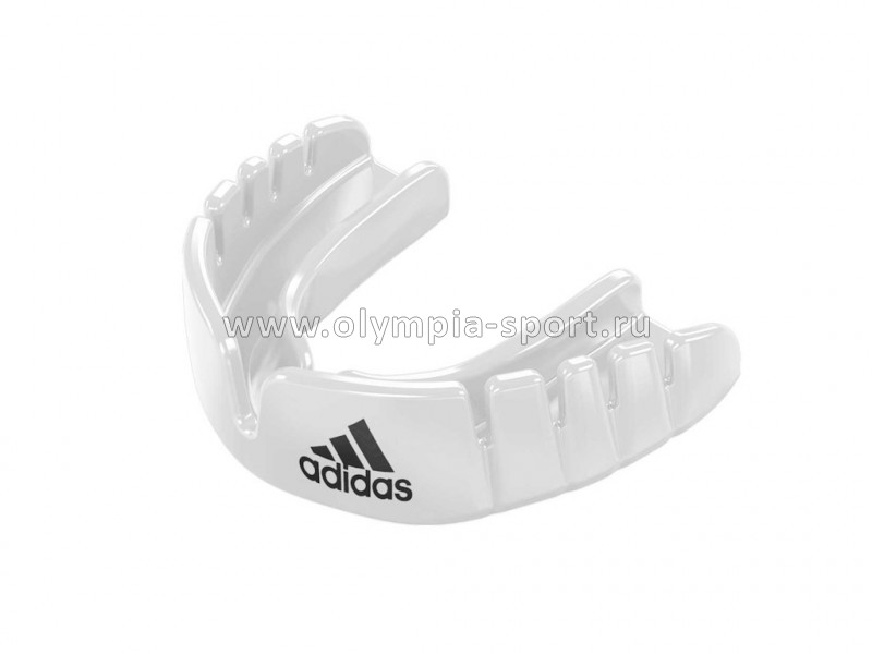 Капа одночелюстная Adidas Opro Snap-Fit Mouthguard белая р.Senior