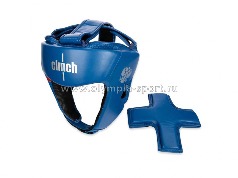 Шлем боксерский Clinch Olimp Dual синий р.S