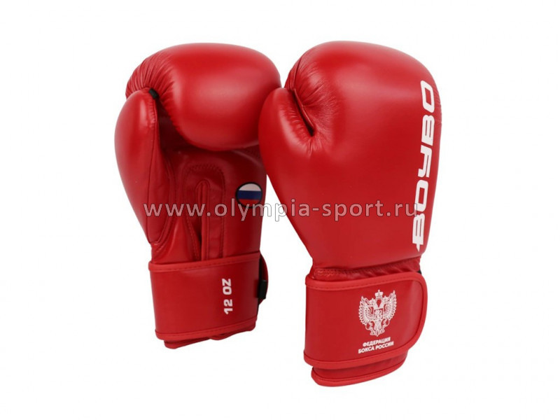 Перчатки бокс. BoyBo Titan IB23 (ФРБ) красный 10 OZ