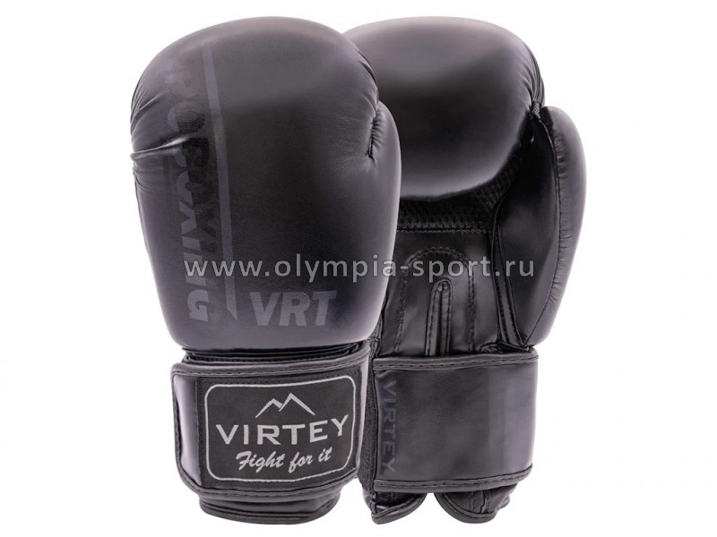 Перчатки боксерские Virtey BG17 цв.черный