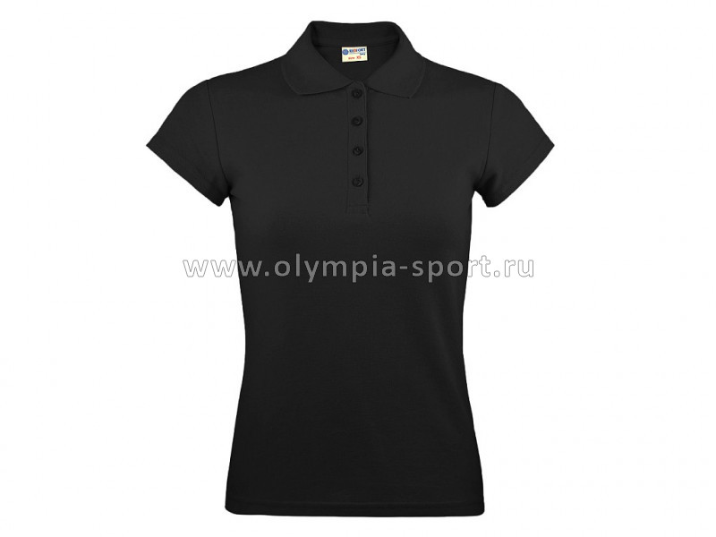 RedFort рубашка-поло женская черная р.M (46)