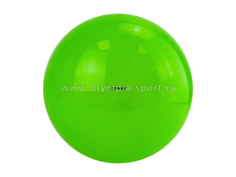 Мяч для художественной гимнастики Torres д.19см, ПВХ, зеленый
