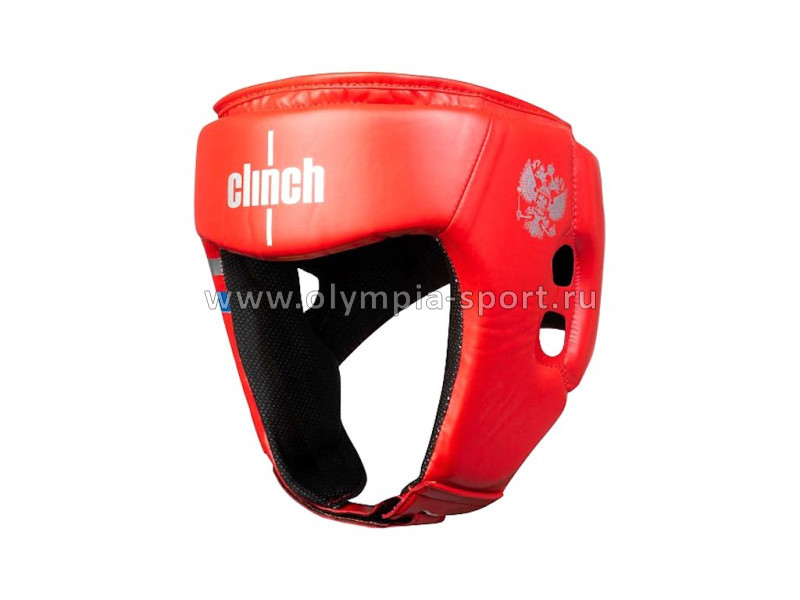 Шлем боксерский Clinch Olimp красный