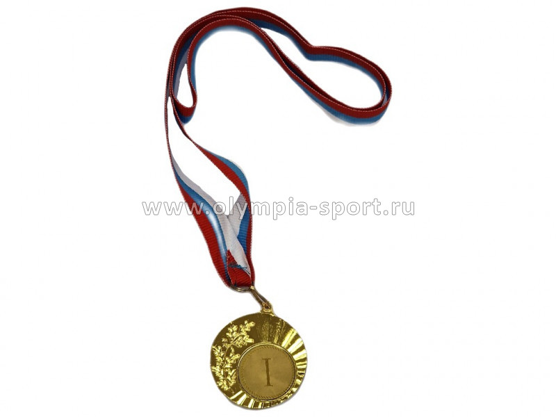 Комплект (медаль MD11045 G, вкладыш AM1-108-G, лента V2_W/BL/RD)