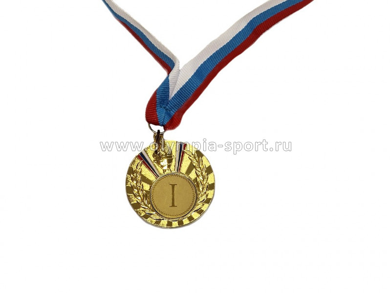 Комплект (медаль MD Rus.505 G, вкладыш AM1-108G, лента V2_W/BL/RD)