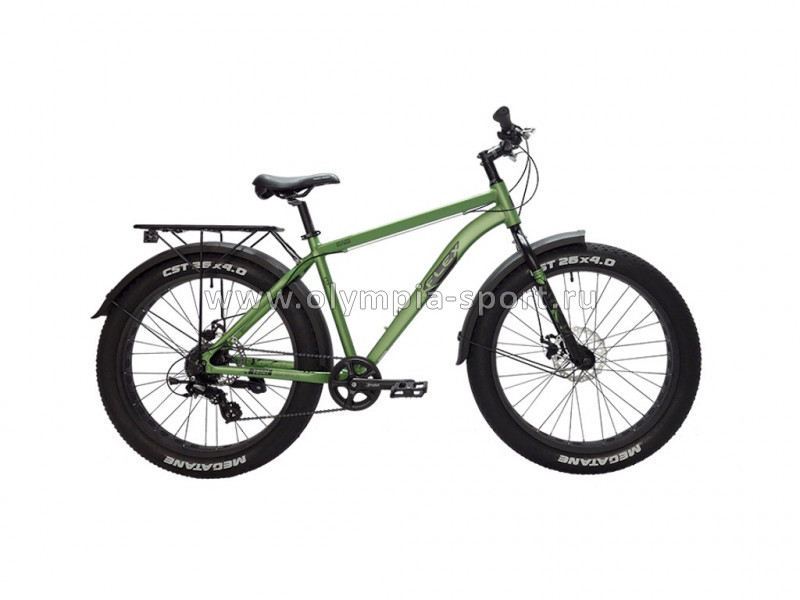 Велосипед TechTeam FLEX (26" 8ск рост 19") зеленый