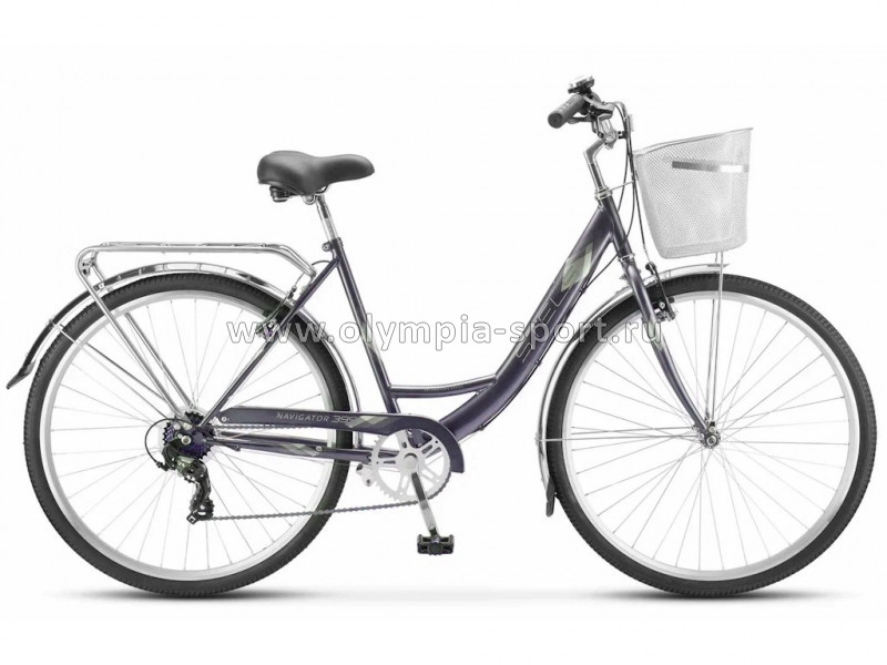 Велосипед Stels Navigator-395 Lady (28" 7ск рост 20) серо-голубой
