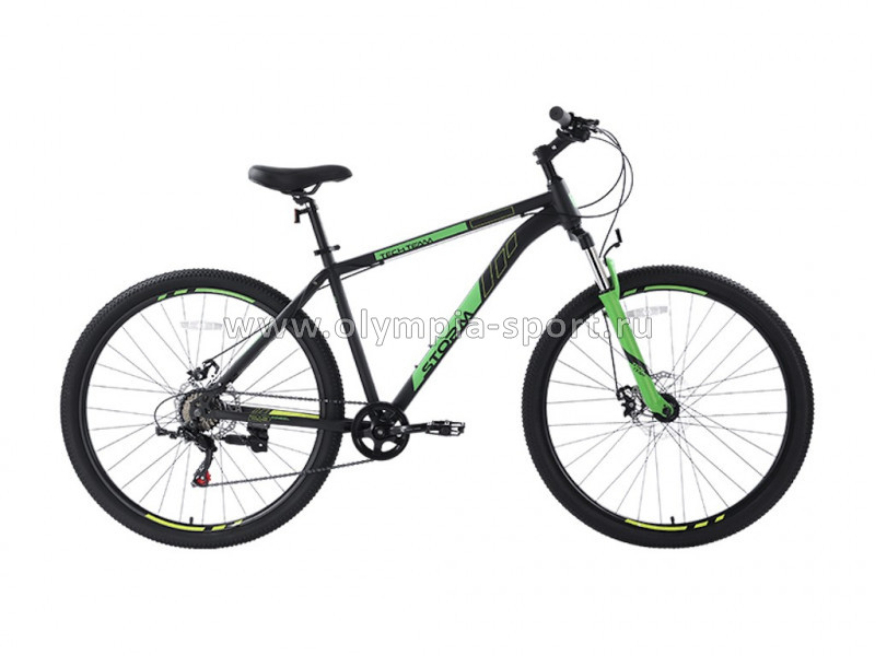 Велосипед TechTeam STORM (29" 21ск рост 19") черно-зеленый