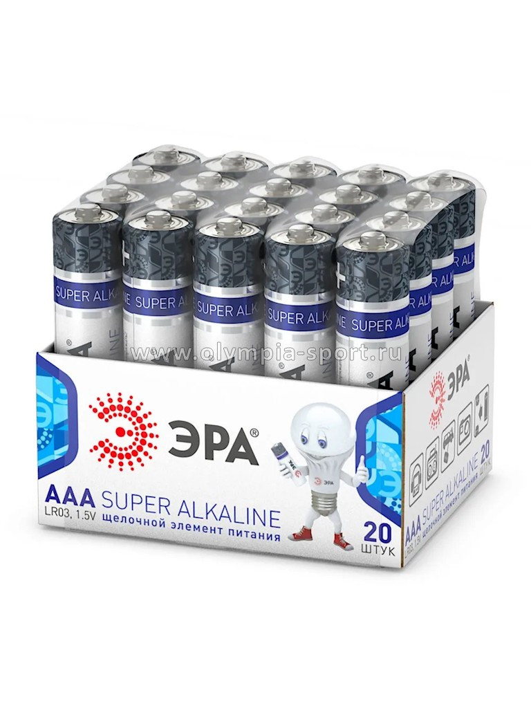 Батарейка ЭРА AAA LR03 Super Alkaline