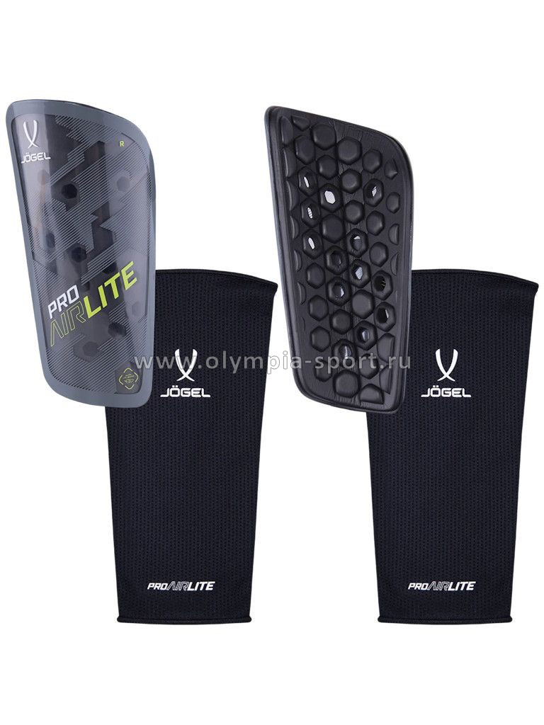 Щитки футбольные Jögel Proairlite серый (M)